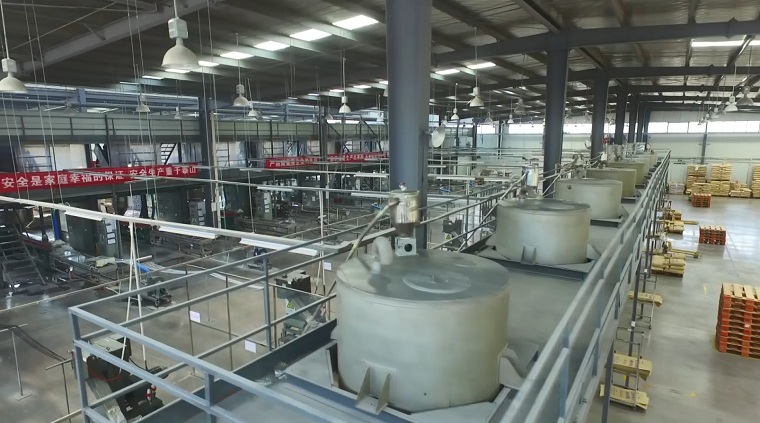 中新華美改性塑料全自動(dòng)生產(chǎn)車間